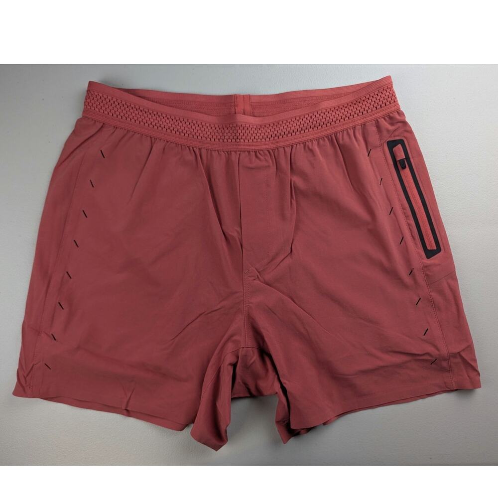 Ten Thousand Session Short Lined Medium 5" Inseam Garnet Rose Athletic Workout